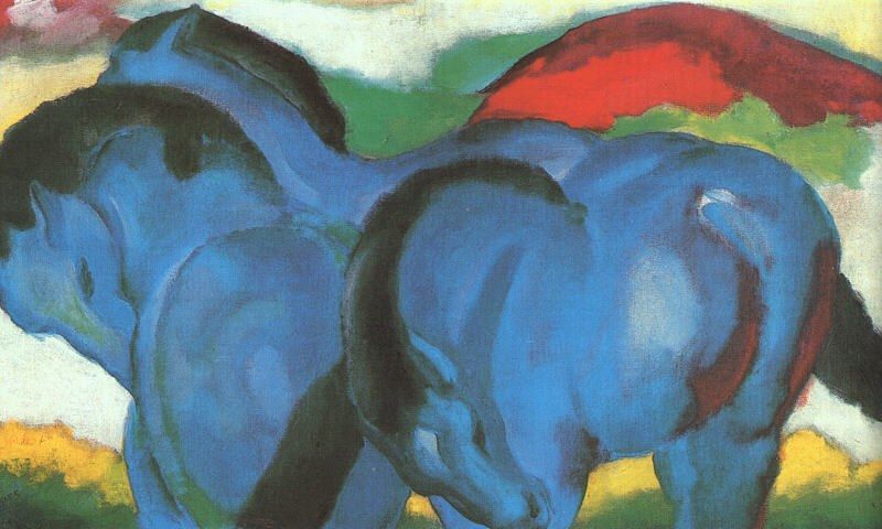 Franz Marc The Little Blue Horses